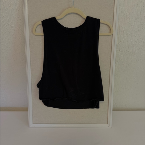 CRZ YOGA Black Muscle Tee - Picture 1 of 5